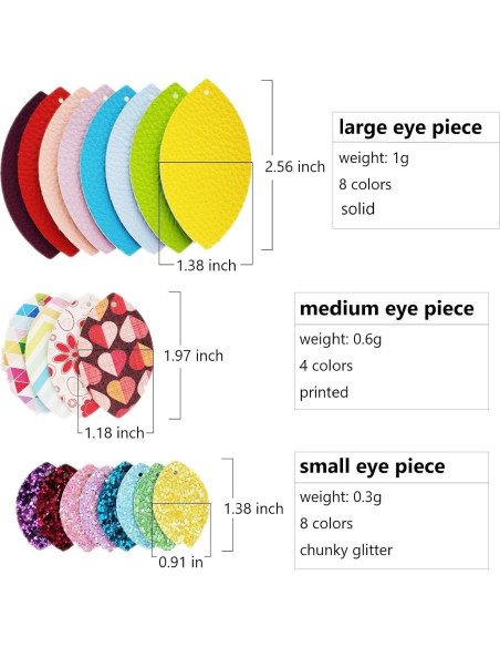 Kit de Fabricación de Pendientes AOUXSEEM 321 Piezas Pastel