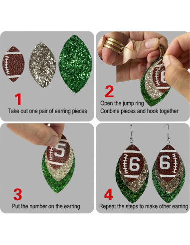 Kit de Hacer Pendientes de Deporte DIY GraLeS 183 Piezas