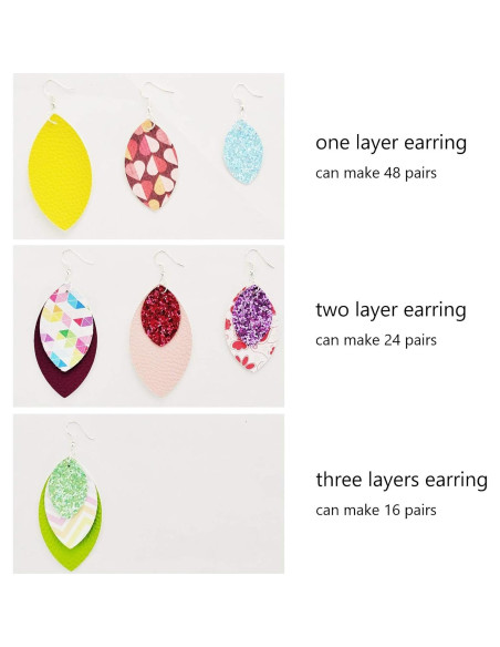 Kit de Fabricación de Pendientes AOUXSEEM 321 Piezas Pastel