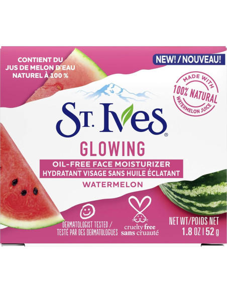 Hidratante Facial Sin Aceite St. Ives 51 g - Jugo de Sandía Hidratante Facial Sin Aceite St. Ives 51 g - Jugo de Sandía