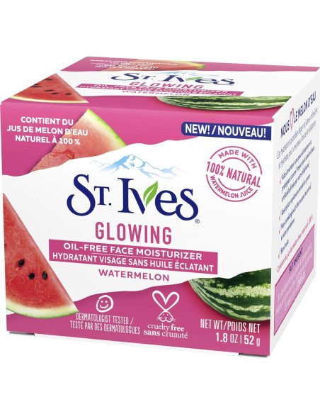 Hidratante Facial Sin Aceite St. Ives 51 g - Jugo de Sandía Hidratante Facial Sin Aceite St. Ives 51 g - Jugo de Sandía