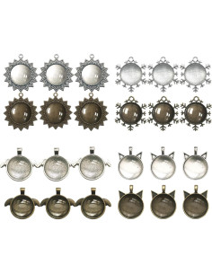 Kit de Bandejas Colgantes DIY Allazone 58 PCS - Sol, Gato, Nieve 2