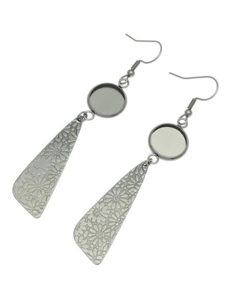 12 Piezas Pendientes DIY Acero Inoxidable 10mm con Borlas 12 Piezas Pendientes DIY Acero Inoxidable 10mm con Borlas