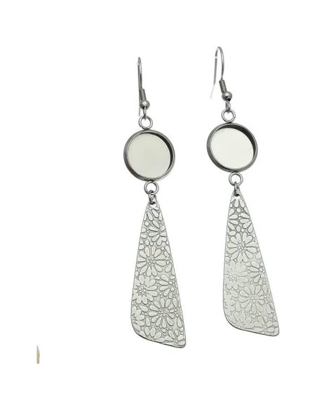 12 Piezas Pendientes DIY Acero Inoxidable 10mm con Borlas 12 Piezas Pendientes DIY Acero Inoxidable 10mm con Borlas