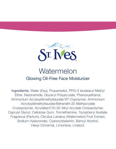 Hidratante Facial Sin Aceite St. Ives 51 g - Jugo de Sandía