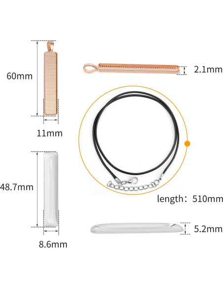 Conjunto de Bandejas de Colgante Coolrunner 45 Pcs - 10x50mm