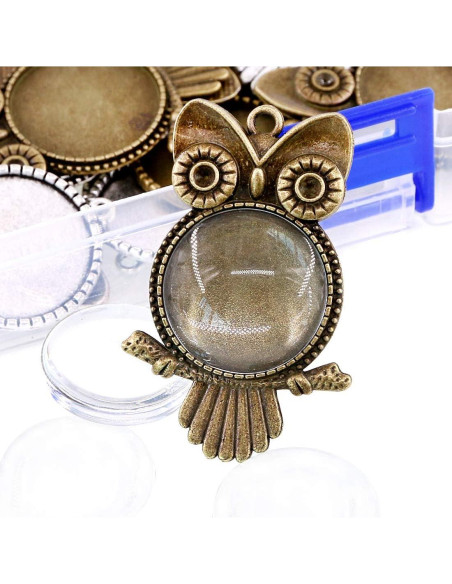 Kit de Bandejas Colgantes Swpeet 48Pcs para Joyería DIY