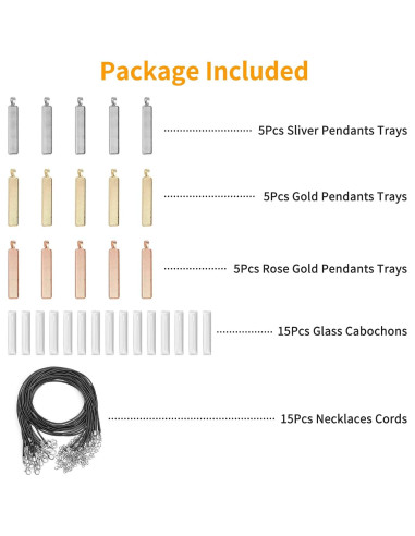 Conjunto de Bandejas de Colgante Coolrunner 45 Pcs - 10x50mm