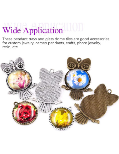 Kit de Bandejas Colgantes Swpeet 48Pcs para Joyería DIY