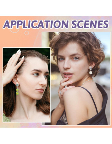 100 Piezas Aretes de Acero Inoxidable PH PandaHall 8mm