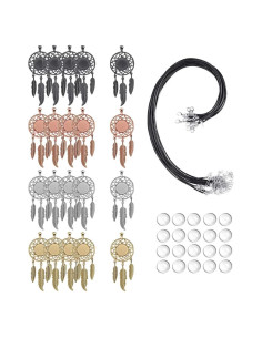 Kit de Joyería LANBEIDE 60 Piezas - Colgantes Bezel y Cabochones
