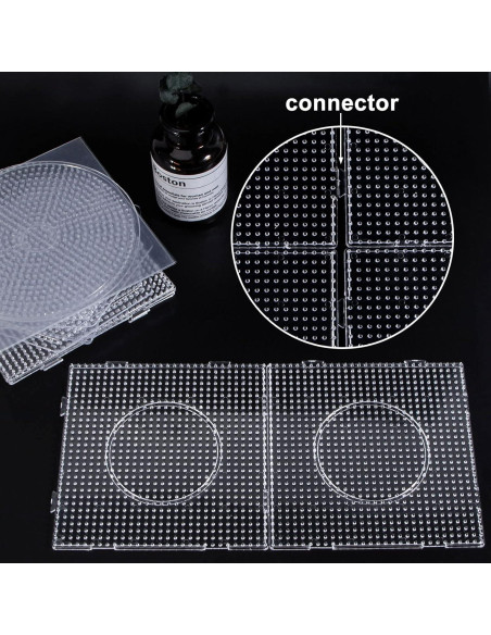 Tableros de Fusión de Beads Dedoot 18 Piezas 5mm Plástico