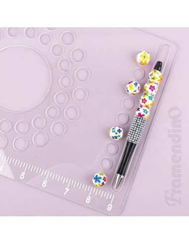 Tablero de Diseño de Perlas Framendino Acrílico 24.5x20.5cm