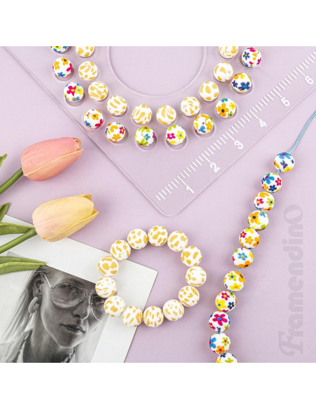 Tablero de Diseño de Perlas Framendino Acrílico 24.5x20.5cm