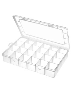 Caja Organizadora Plástica Gbivbe 24 Rejillas 35.6x23.6x6.1 cm