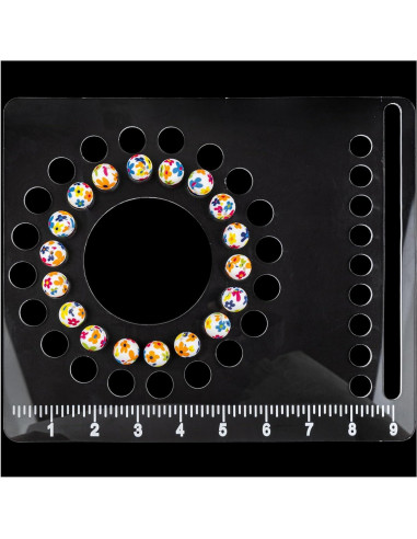 Tablero de Diseño de Perlas Framendino Acrílico 24.5x20.5cm