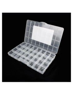 Caja organizadora de plástico Chemlliy 32 compartimentos 34.8x21.8cm