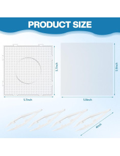 Kit de Manualidades de Perlas Fuse WinnerWhy 34 Piezas 2