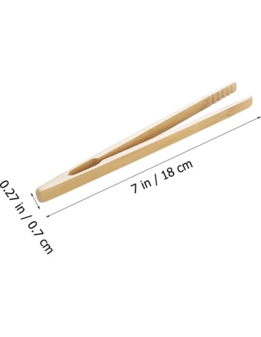 Juego de Clips de Cuenta de Perlas de Madera NUOBESTY 3PCS