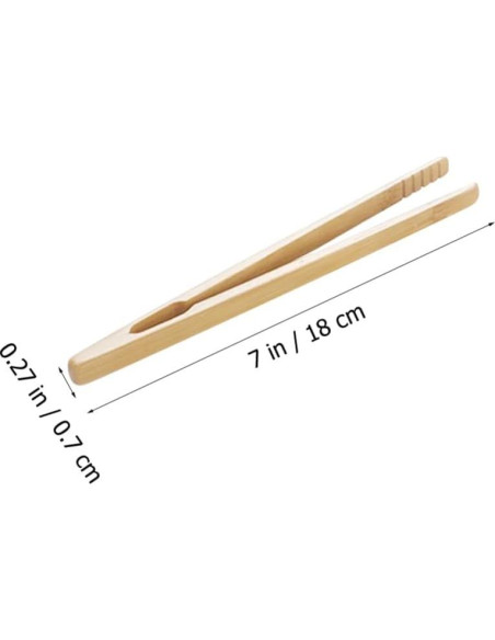 Juego de Clips de Cuenta de Perlas de Madera NUOBESTY 3PCS