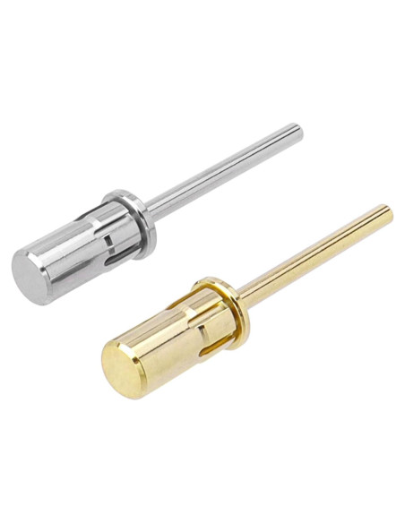 2 Piezas Bit de Mandril para Uñas Bestgle 2.35mm Acero