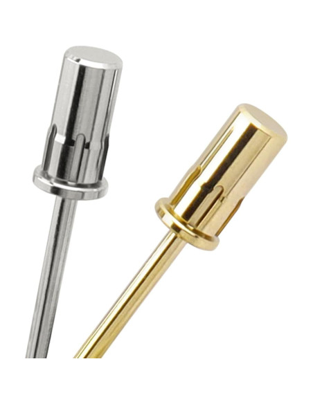 2 Piezas Bit de Mandril para Uñas Bestgle 2.35mm Acero