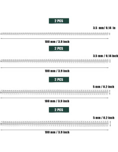 8 Ajustadores de Tamaño de Anillo KINBOM Silicona Transparente 2