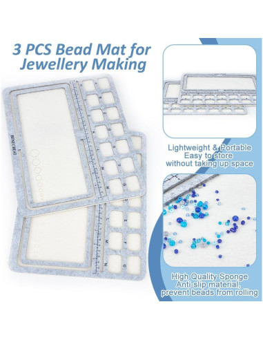 Tableros de Fieltro Rectangulares BENECREAT 30x24cm 3Pcs