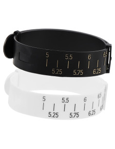 TOPPERFUN Medidor de Pulsera y Anillo 2 Piezas Reutilizable