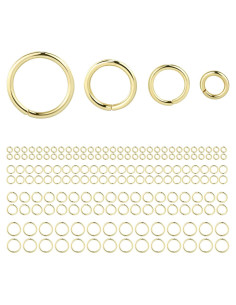 Anillas de Salto Doradas ALEXCRAFT 900pcs 4-10mm Joyería