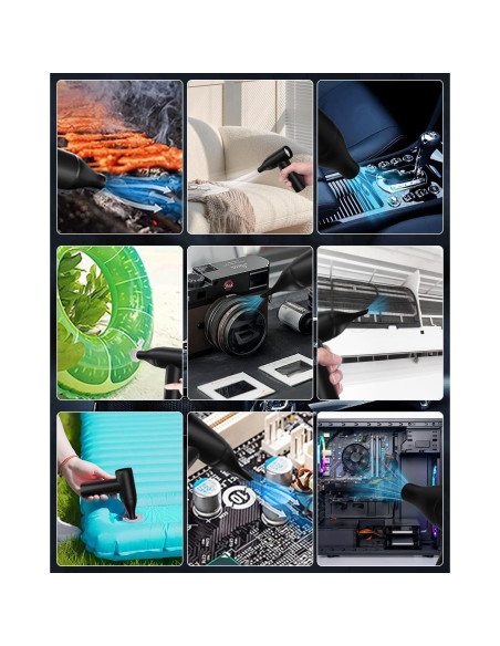 Soplador de Aire Comprimido WindGallop 80000 RPM Inalámbrico