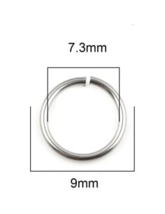 Anillas de Salto Acero Inoxidable 304 9mm 100 Piezas HDSupplies 2