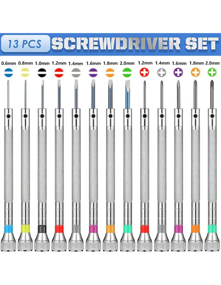 Juego de destornilladores de precisión AOMISIV 13 piezas