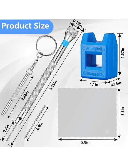 Juego de destornilladores de precisión AOMISIV 13 piezas