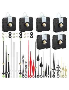 Kit de Mecanismos de Reloj Mudder 6 Piezas Eje Largo 16mm