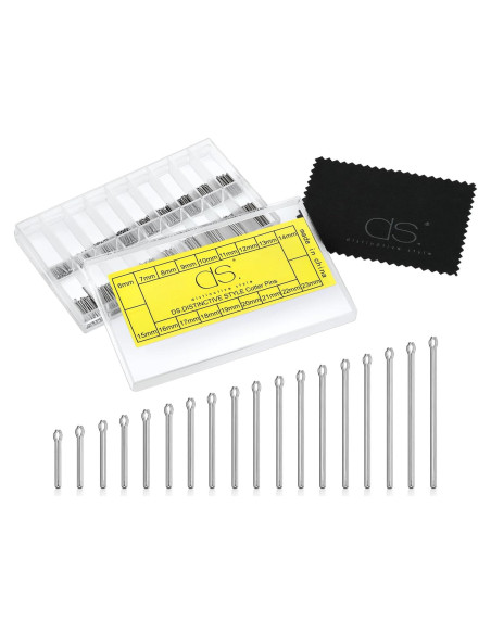 Juego de 360 Pasadores de Acero Inoxidable DS.Estilo 6-23mm