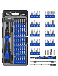 Juego de Destornilladores de Precisión ORIA 61 en 1, Azul