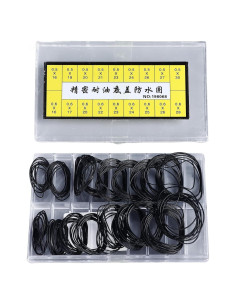 Kit de Anillos de Sellado de Reloj Yosoo 180 Piezas Goma