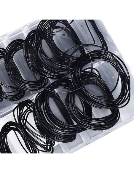 Kit de Anillos de Sellado de Reloj Yosoo 180 Piezas Goma