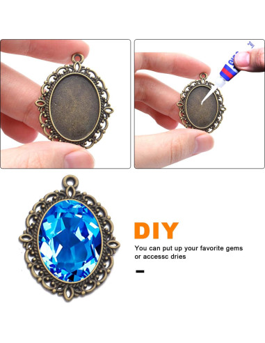 Bandejas Colgantes Ovaladas Aylifu en Bronce 16 Piezas