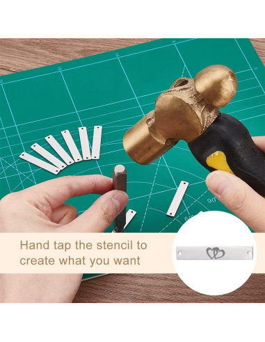 Conectores de Acero Inoxidable 304 BENECREAT 16Pcs 3.5x0.6cm