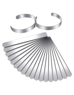 Blanks de Pulsera de Acero Inoxidable Hicarer - 18 Piezas DIY