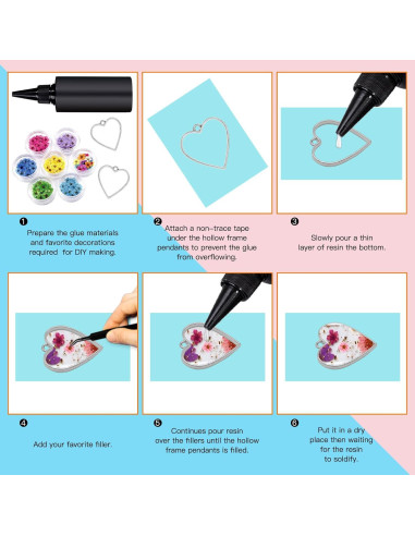 50 Abrazaderas Abiertas Oubaka para Manualidades DIY - 5 Estilos