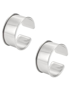 Pulseras de Aleación UNICRAFTALE 2pcs Estilo Punk 34.5mm