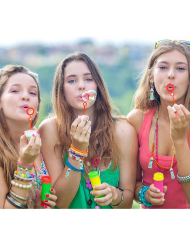 Borlas de Cuero Verde Aqua 150 Piezas 38mm con Anillas