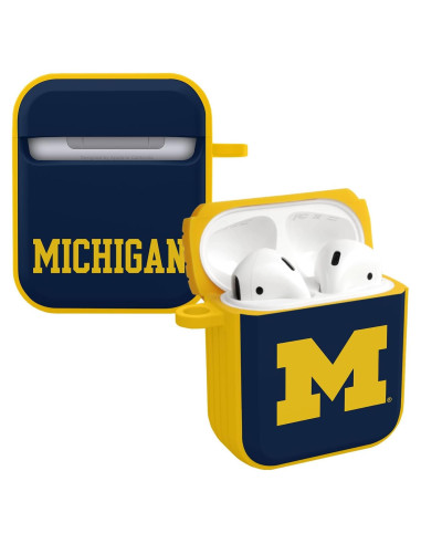 Funda Affinity Michigan Wolverines para AirPods Gen 1 y 2