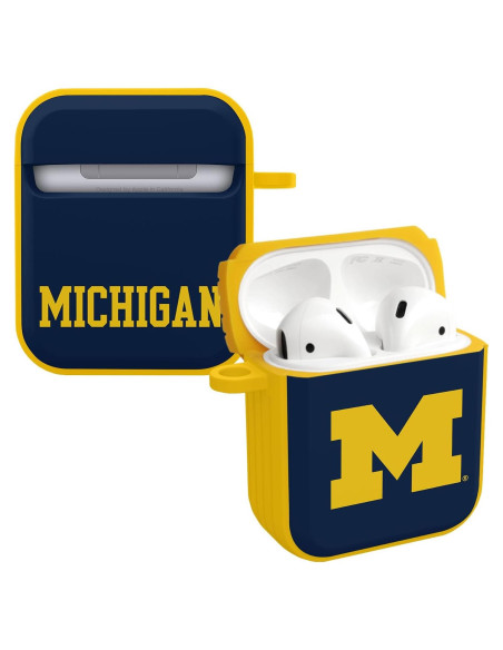 Funda Affinity Michigan Wolverines para AirPods Gen 1 y 2