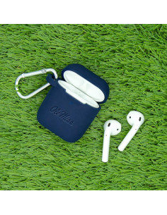 Funda Silicona Navy Ole Miss para Apple AirPods Gen 1 y 2 2