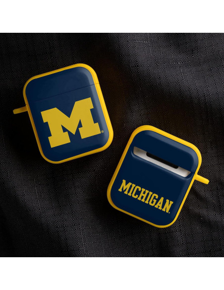 Funda Affinity Michigan Wolverines para AirPods Gen 1 y 2