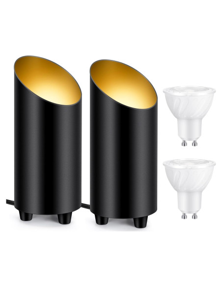 Paquete de 2 Lámparas de Suelo ITEFDTUTNE con 4 Bombillas